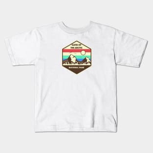 Gates of the Arctic National Park Retro Kids T-Shirt